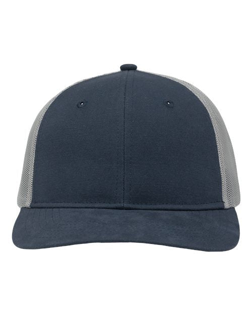 Sportsman Modern Six - Panel Trucker Fit Cap - Sportsman SP1650 Navy/ Grey Adjustable Hats