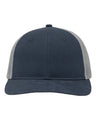 Sportsman Modern Six - Panel Trucker Fit Cap - Sportsman SP1650 Navy/ Grey Adjustable Hats