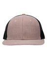 Sportsman Modern Six - Panel Trucker Fit Cap - Sportsman SP1650 X Hatch Khaki/ Black Adjustable Hats