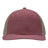 Sportsman Modern Six - Panel Trucker Fit Cap - Sportsman SP1650 X Hatch Red/ Khaki Adjustable Hats