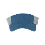 Sportsman Pigment - Dyed Trucker Visor - Sportsman SP540 Cardinal/ Stone Adjustable Visors