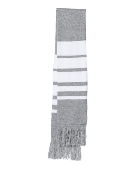 Sportsman Soccer Scarf - Sportsman SP07 Black/ Heather Grey One Size