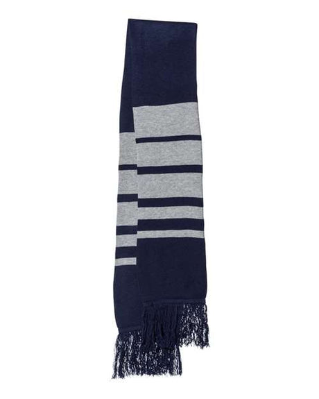Sportsman Soccer Scarf - Sportsman SP07 Navy/ Heather Grey One Size