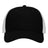 Sportsman Traditional Lo - Pro Mesh Back Trucker Fit Cap - Sportsman SP1450 Chino Black/ White Adjustable Hats