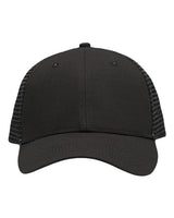 Sportsman Traditional Lo - Pro Mesh Back Trucker Fit Cap - Sportsman SP1450 Chino Charcoal/ Black Adjustable Hats