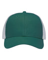 Sportsman Traditional Lo - Pro Mesh Back Trucker Fit Cap - Sportsman SP1450 Chino Forest Green/ White Adjustable Hats