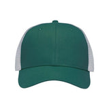 Sportsman Traditional Lo - Pro Mesh Back Trucker Fit Cap - Sportsman SP1450 Chino Forest Green/ White Adjustable Hats