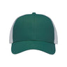 Sportsman Traditional Lo - Pro Mesh Back Trucker Fit Cap - Sportsman SP1450 Chino Forest Green/ White Adjustable Hats