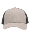 Sportsman Traditional Lo - Pro Mesh Back Trucker Fit Cap - Sportsman SP1450 Chino Khaki/ Black Adjustable Hats