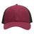 Sportsman Traditional Lo - Pro Mesh Back Trucker Fit Cap - Sportsman SP1450 Chino Maroon/ Black Adjustable Hats