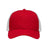 Sportsman Traditional Lo - Pro Mesh Back Trucker Fit Cap - Sportsman SP1450 Chino Red/ White Adjustable Hats