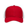 Sportsman Traditional Lo - Pro Mesh Back Trucker Fit Cap - Sportsman SP1450 Chino Red/ White Adjustable Hats