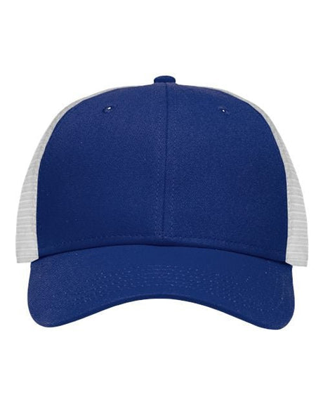 Sportsman Traditional Lo - Pro Mesh Back Trucker Fit Cap - Sportsman SP1450 Chino Royal/ White Adjustable Hats