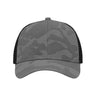 Sportsman Traditional Lo - Pro Mesh Back Trucker Fit Cap - Sportsman SP1450 Grey Camo/ Black Adjustable Hats