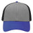 Sportsman Traditional Lo - Pro Mesh Back Trucker Fit Cap - Sportsman SP1450 Heather Grey/ Charcoal/ Royal Adjustable Hats