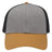 Sportsman Traditional Lo - Pro Mesh Back Trucker Fit Cap - Sportsman SP1450 Heather Grey/ Charcoal/ Vegas Gold Adjustable Hats