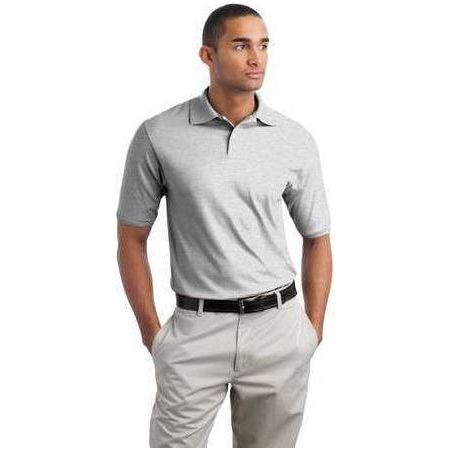 SpotShield™ 5.6 - Ounce Jersey Knit Sport Shirt Ash Small