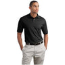 SpotShield™ 5.6 - Ounce Jersey Knit Sport Shirt Jet Black Small