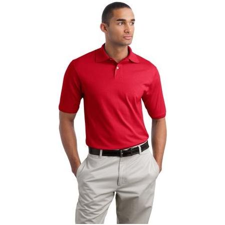 SpotShield™ 5.6 - Ounce Jersey Knit Sport Shirt True Red Medium