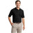 SpotShield™ 5.6 - Ounce Jersey Knit Sport Shirt with Pocket Black Small