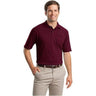 SpotShield™ 5.6 - Ounce Jersey Knit Sport Shirt with Pocket Maroon Small