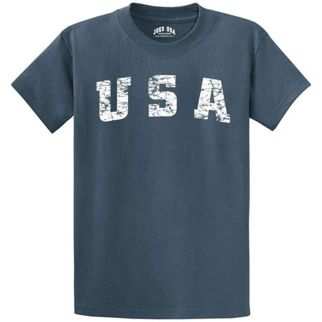 Joe's USA Vintage USA Logo Tee - Steel Blue Joe's USA Steel Blue Small