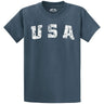 Joe's USA Vintage USA Logo Tee - Steel Blue Joe's USA Steel Blue Small
