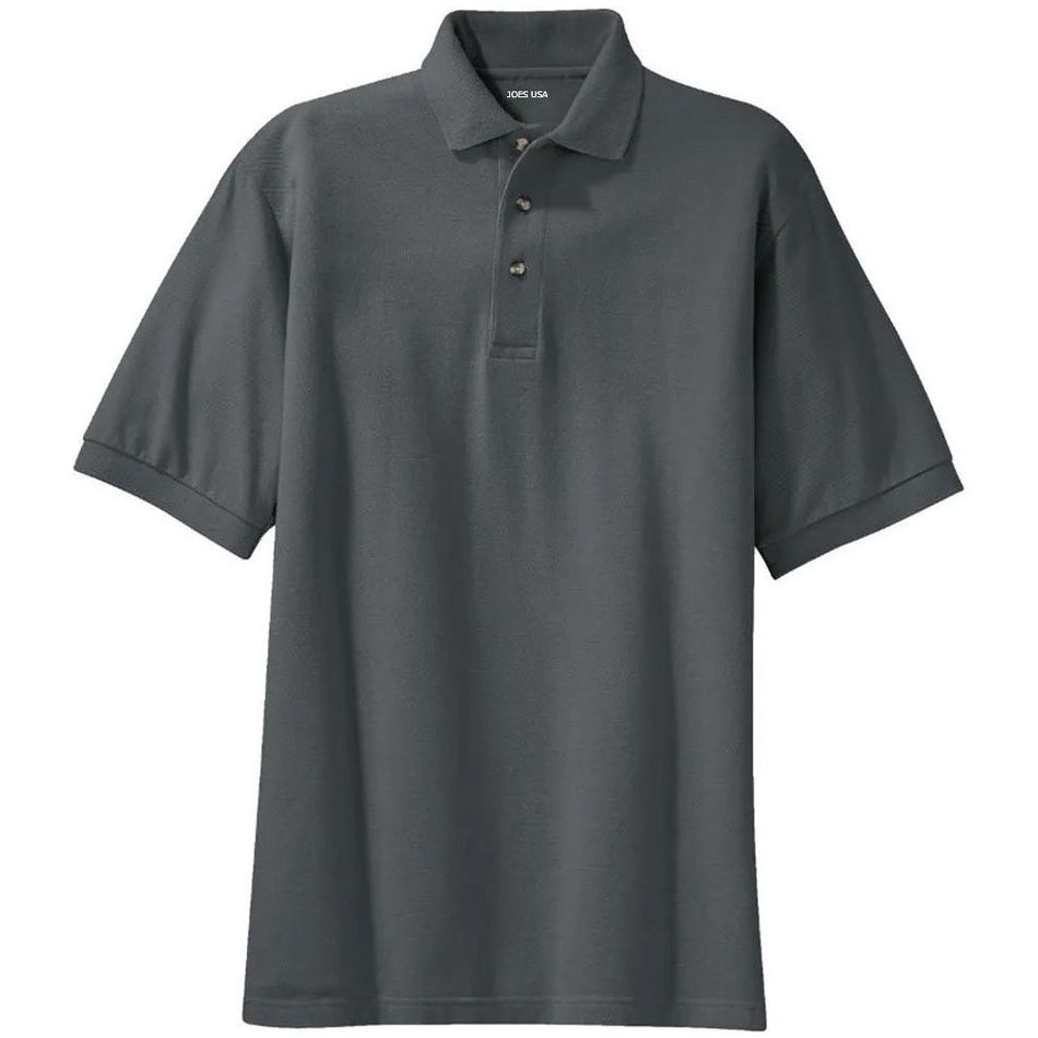 Joe's USA Men's Tall 100% Cotton Polo Shirts Joe's USA Grey Large Tall