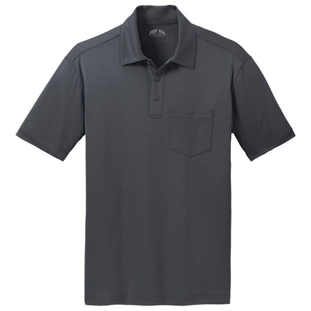 Silk Touch Performance Pocket Polo Polos/Knits Joe's USA Steel Grey X-Small