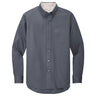 Men's Long Sleeve Wrinkle Resistant Easy Care Shirts in 26 Colors. Sizes XS-6XL - Steel Grey / Light Stone Woven Shirts Joe's USA Steel Grey / Light Stone Small