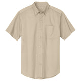 Joe's Men's Short Sleeve Button-Up Shirt - Stone Woven Shirts Joe's USA Stone Small
