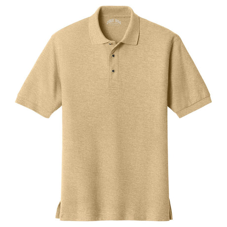 Mens Classic Silk Touch Polo Shirts in 36 Colors and Sizes: XS-6XL-Stone Polos/Knits Joe's USA Stone X-Small