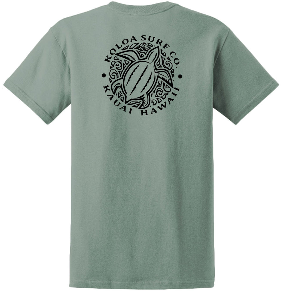 Koloa Surf Co. Hawaiian Honu Turtle Logo Cotton T-Shirts