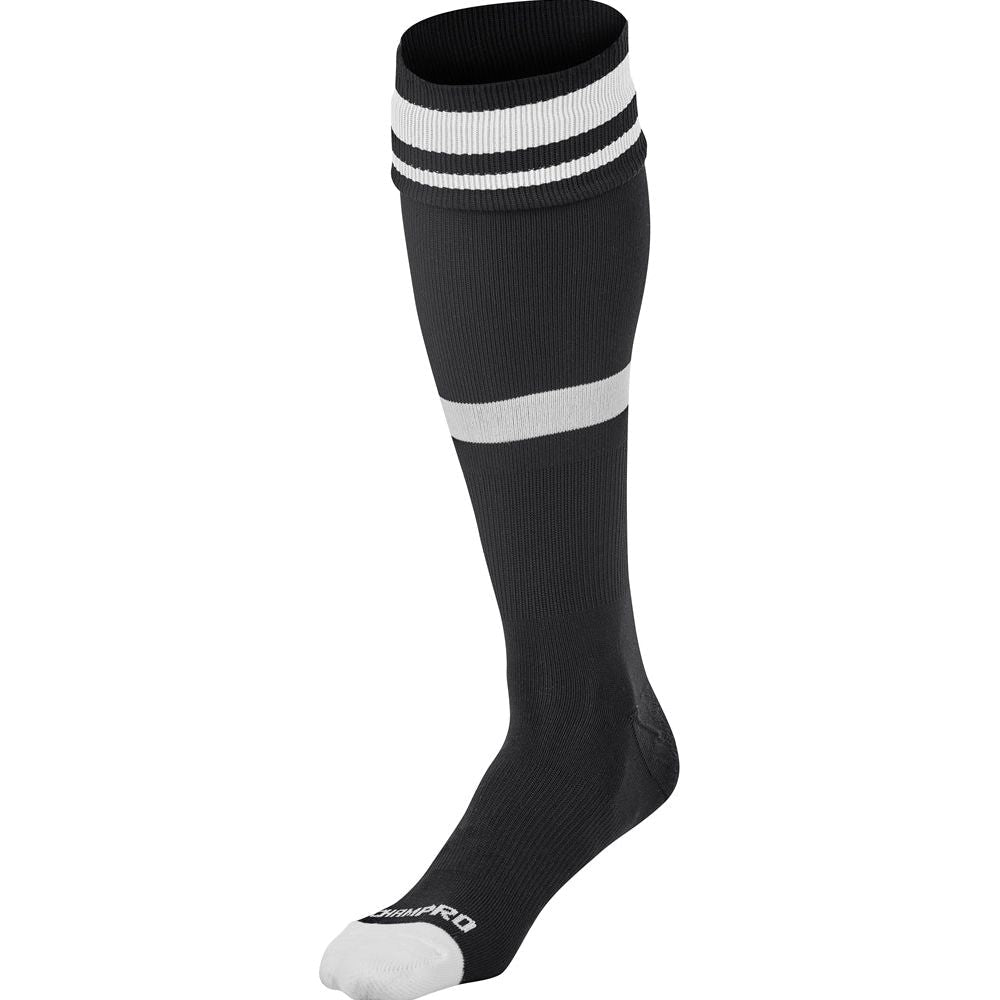 STRIPED SOCCER SOCK | Champro AS10 Black White X - Small Accessories