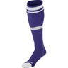STRIPED SOCCER SOCK | Champro AS10 Purple White X - Small Accessories