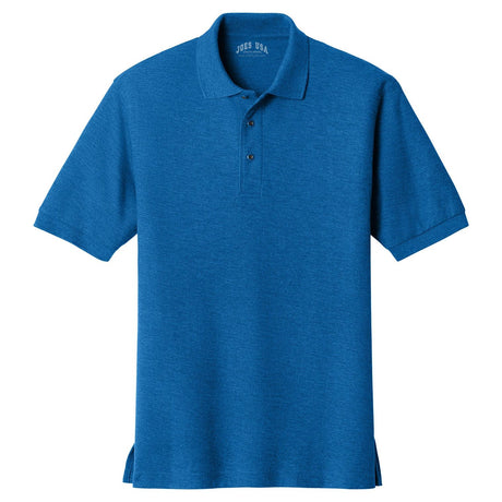 Mens Classic Silk Touch Polo Shirts in 36 Colors and Sizes: XS-6XL-StrongBlue Polos/Knits Joe's USA Strong Blue X-Small