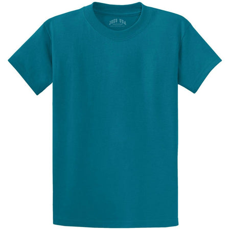 Men's Durable 100% Heavyweight Cotton T-Shirts in Regular, Big, and Tall Sizes Joe's USA Men's Apparel - Teal