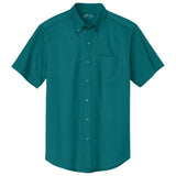 Joe's Men's Short Sleeve Button-Up Shirt - Teal Green Woven Shirts Joe's USA Teal Green Small