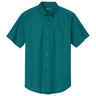 Joe's Men's Short Sleeve Button-Up Shirt - Teal Green Woven Shirts Joe's USA Teal Green Small