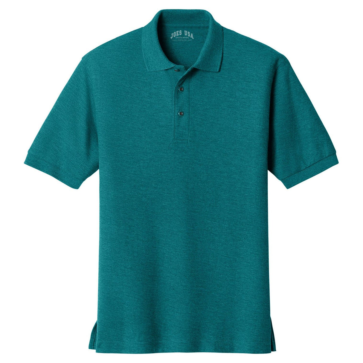 Mens Classic Silk Touch Polo Shirts in 36 Colors and Sizes: XS-6XL-TealGreen Polos/Knits Joe's USA Teal Green X-Small