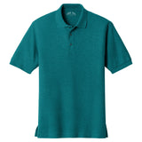 Mens Classic Silk Touch Polo Shirts in 36 Colors and Sizes: XS-6XL-TealGreen Polos/Knits Joe's USA Teal Green X-Small