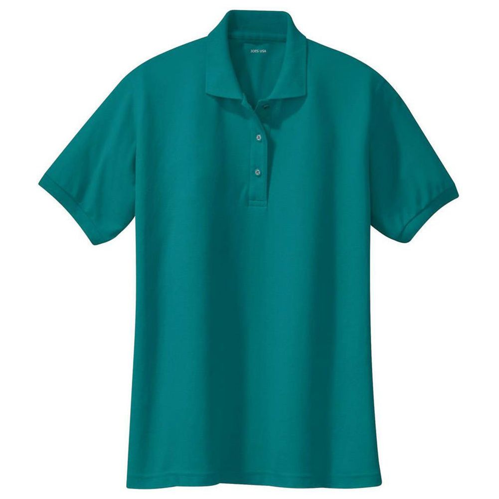 Ladies Silk Touch Polo Polos/Knits Joe's USA Teal Green