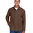 Team 365 Men's Campus Microfleece Jacket - Team 365 TT90 Sport Dark Brown XS