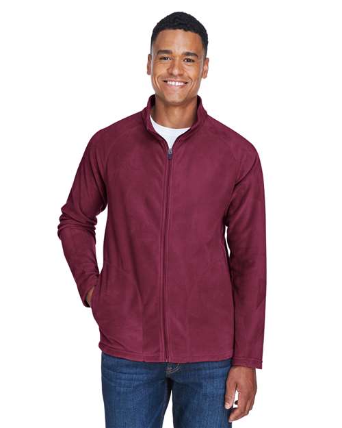 Team 365 Men's Campus Microfleece Jacket - Team 365 TT90 Sport Maroon XS
