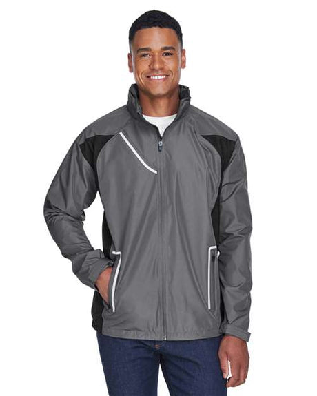 Team 365 Men's Dominator Waterproof Jacket - Team 365 TT86 Sport Graphite XS