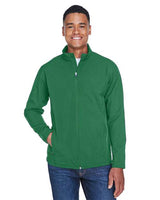 Team 365 Men's Leader Soft Shell Jacket - Team 365 TT80 Sport Dark Green XS Soft Shell Jackets
