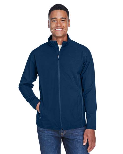 Team 365 Men's Leader Soft Shell Jacket - Team 365 TT80 Sport Dark Navy XS Soft Shell Jackets