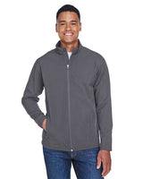 Team 365 Men's Leader Soft Shell Jacket - Team 365 TT80 Sport Graphite XS Soft Shell Jackets