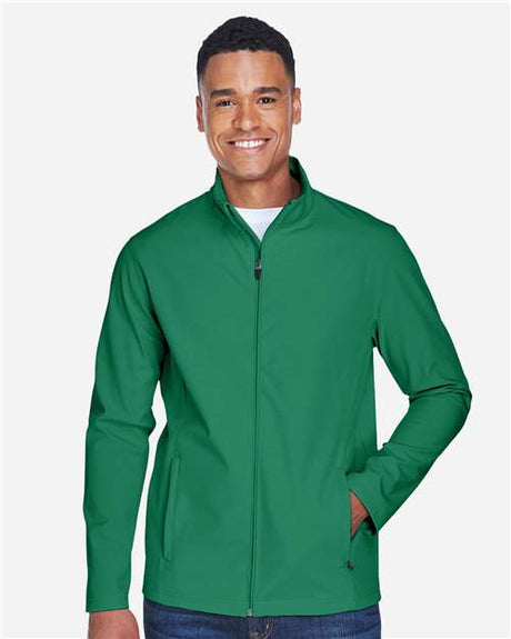 Team 365 Men's Leader Soft Shell Jacket - Team 365 TT80 Sport Kelly XS Soft Shell Jackets