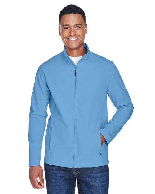 Team 365 Men's Leader Soft Shell Jacket - Team 365 TT80 Sport Light Blue XS Soft Shell Jackets